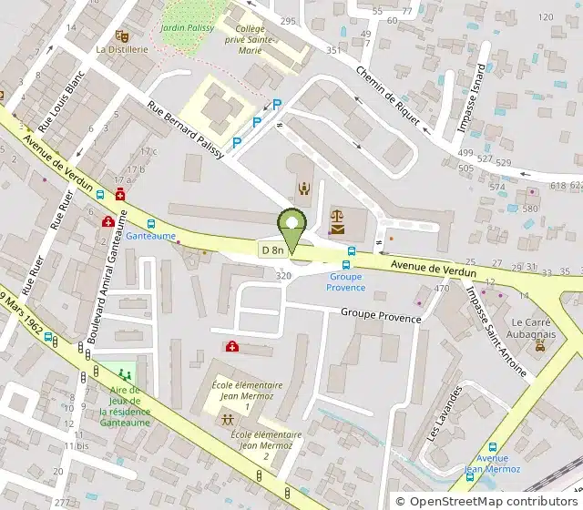 Plan d'accès Plan d'accès : 22 avenue de Verdun, 13400 Aubagne